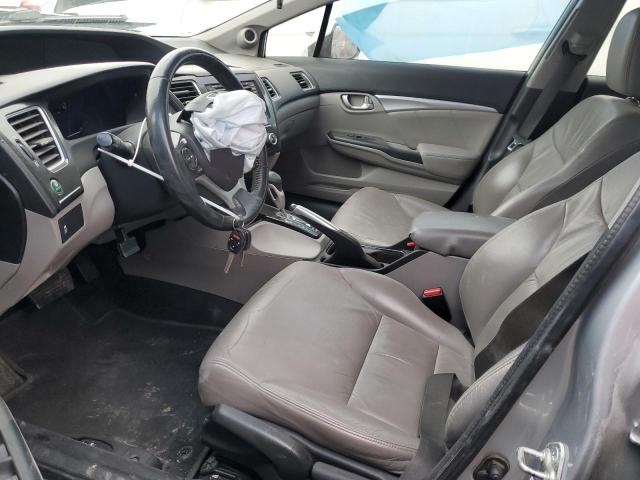 2HGFB2F97DH524982 - 2013 HONDA CIVIC EXL ვერცხლისფერი ფოტო 7