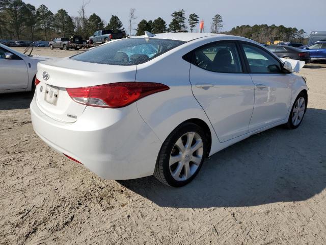 5NPDH4AEXDH298836 - 2013 HYUNDAI ELANTRA GLS WHITE photo 3