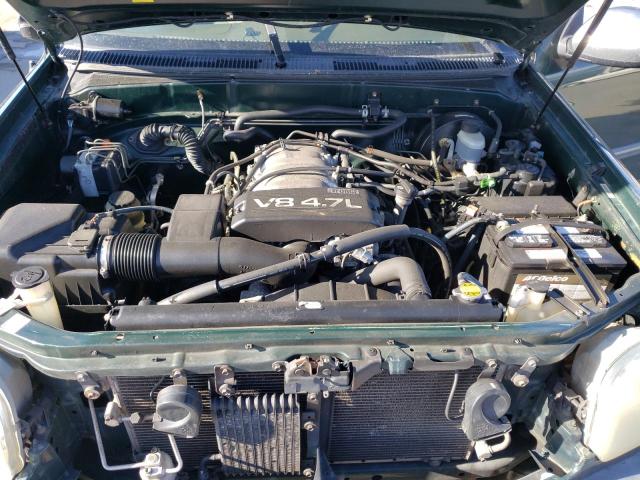 5TBBT441X2S242345 - 2002 TOYOTA TUNDRA ACCESS CAB მწვანე ფოტო 11