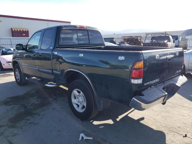 5TBBT441X2S242345 - 2002 TOYOTA TUNDRA ACCESS CAB GREEN photo 2