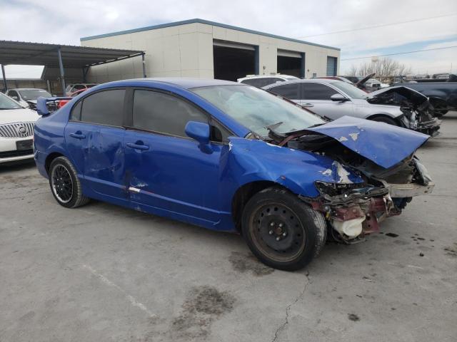 1HGFA165X8L082542 - 2008 HONDA CIVIC LX BLUE photo 4