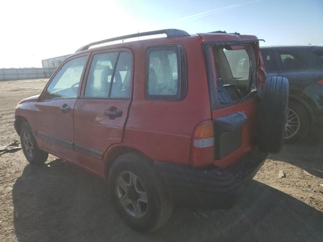 2CNBJ13CX36938371 - 2003 CHEVROLET TRACKER RED photo 2