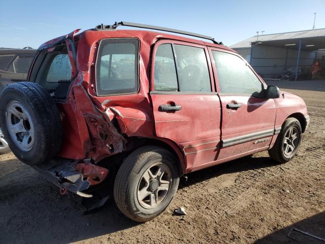 2CNBJ13CX36938371 - 2003 CHEVROLET TRACKER RED photo 3