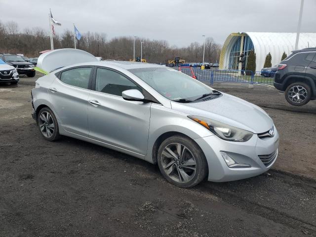 KMHDH4AE8EU103027 - 2014 HYUNDAI ELANTRA SE SILVER photo 4