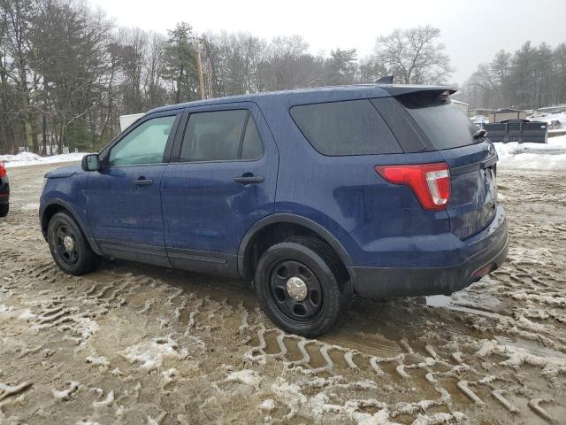 1FM5K8AT1GGC07677 - 2016 FORD EXPLORER POLICE INTERCEPTOR BLUE photo 2