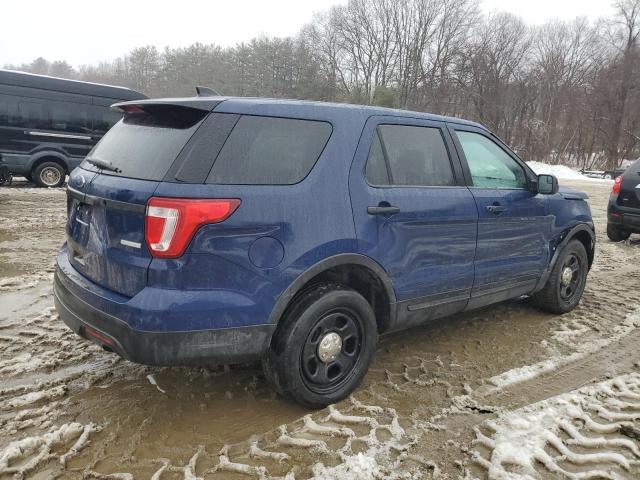 1FM5K8AT1GGC07677 - 2016 FORD EXPLORER POLICE INTERCEPTOR BLUE photo 3