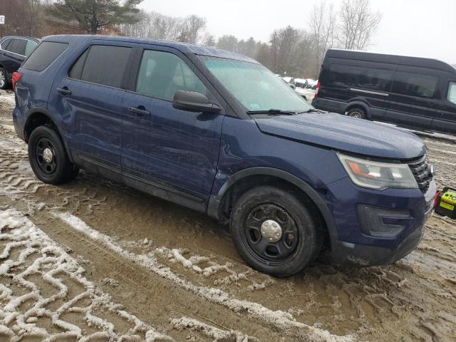 1FM5K8AT1GGC07677 - 2016 FORD EXPLORER POLICE INTERCEPTOR BLUE photo 4