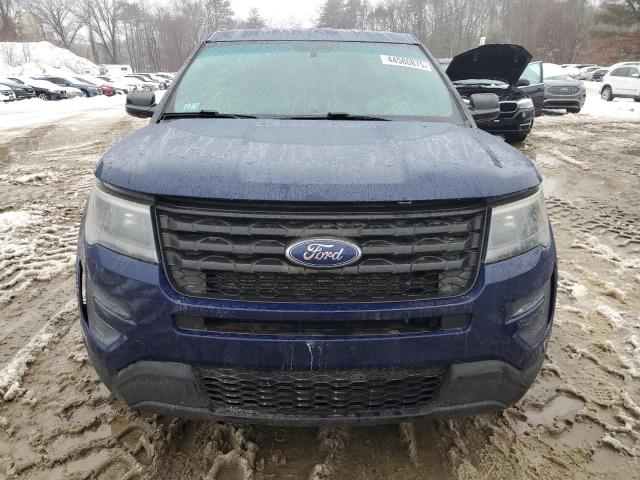 1FM5K8AT1GGC07677 - 2016 FORD EXPLORER POLICE INTERCEPTOR BLUE photo 5
