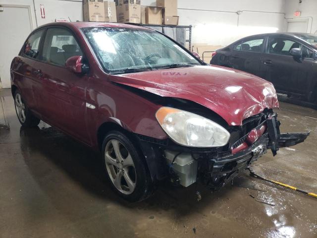 KMHCN36C37U024860 - 2007 HYUNDAI ACCENT SE MAROON photo 4