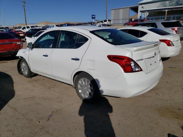 3N1CN7AP2DL869679 - 2013 NISSAN VERSA S WHITE photo 2