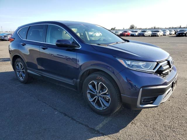 2HKRW2H58NH649413 - 2022 HONDA CR-V EX BLUE photo 4