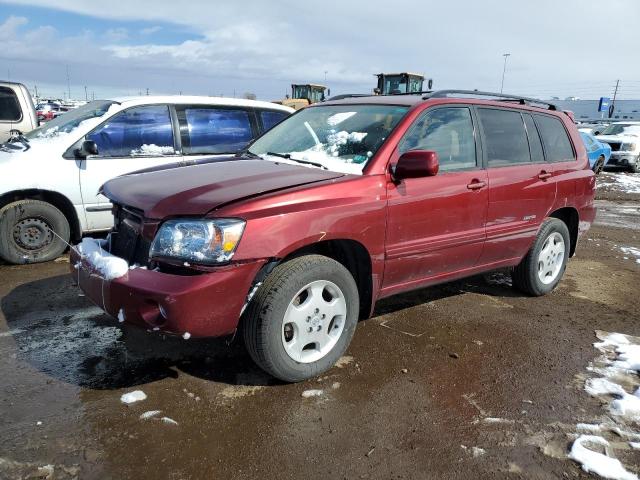 JTEEP21A170191258 - 2007 TOYOTA HIGHLANDER SPORT RED photo 1