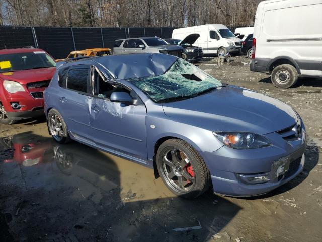 JM1BK34L681873721 - 2008 MAZDA SPEED 3 BLUE photo 4