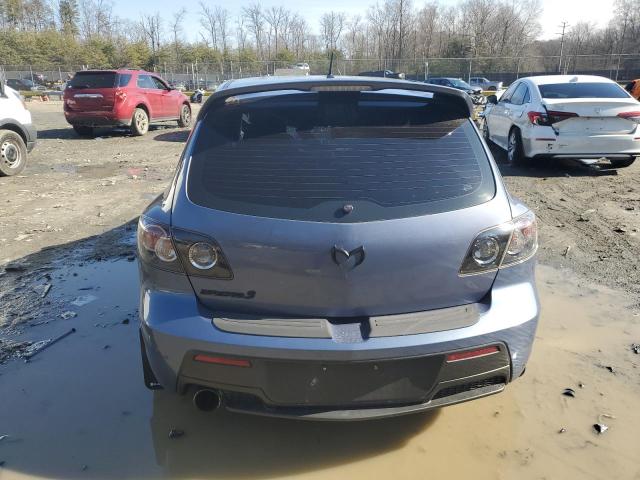 JM1BK34L681873721 - 2008 MAZDA SPEED 3 BLUE photo 6