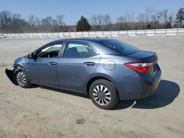 5YFBURHEXEP107751 - 2014 TOYOTA COROLLA L GRAY photo 2