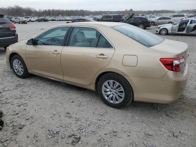 4T1BF1FK0CU034485 - 2012 TOYOTA CAMRY BASE GOLD photo 2