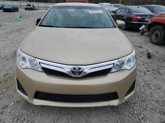 4T1BF1FK0CU034485 - 2012 TOYOTA CAMRY BASE GOLD photo 5