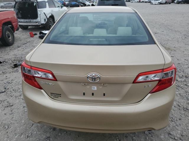 4T1BF1FK0CU034485 - 2012 TOYOTA CAMRY BASE GOLD photo 6