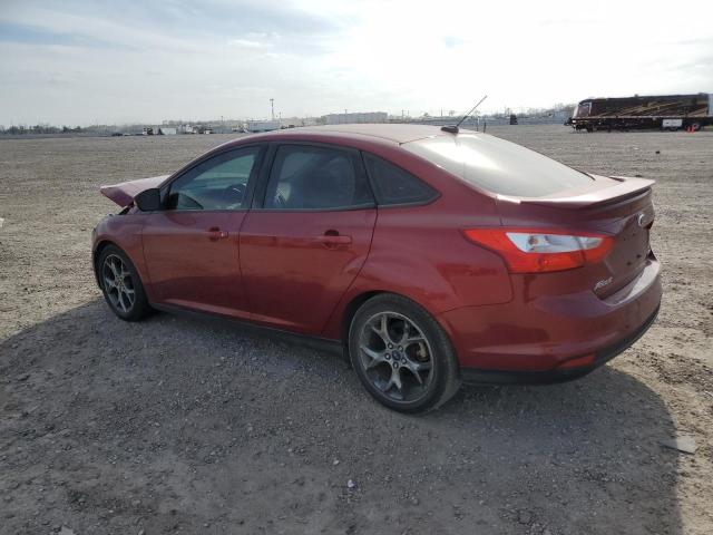 1FADP3F26EL270403 - 2014 FORD FOCUS SE MAROON photo 2