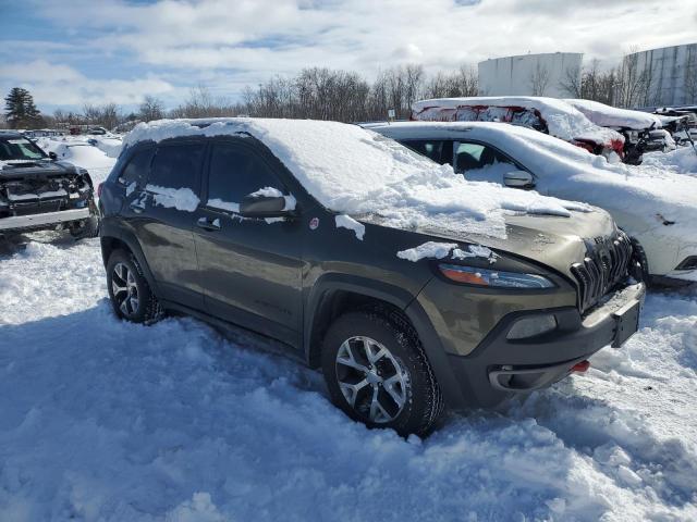 1C4PJMBS2EW310818 - 2014 JEEP CHEROKEE TRAILHAWK GREEN photo 4