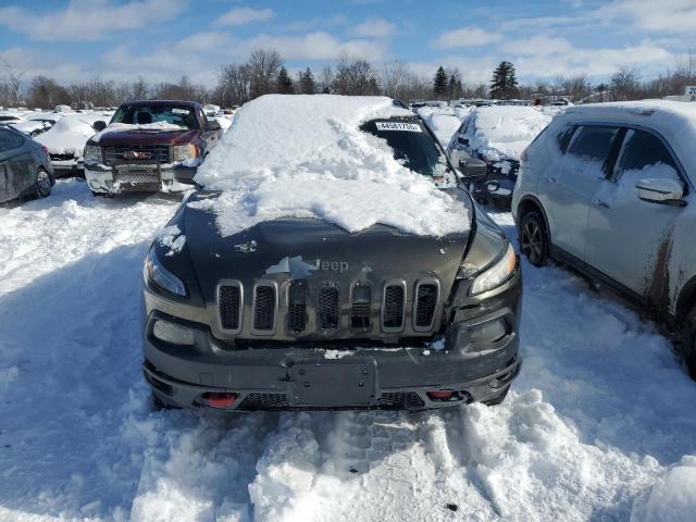 1C4PJMBS2EW310818 - 2014 JEEP CHEROKEE TRAILHAWK GREEN photo 5