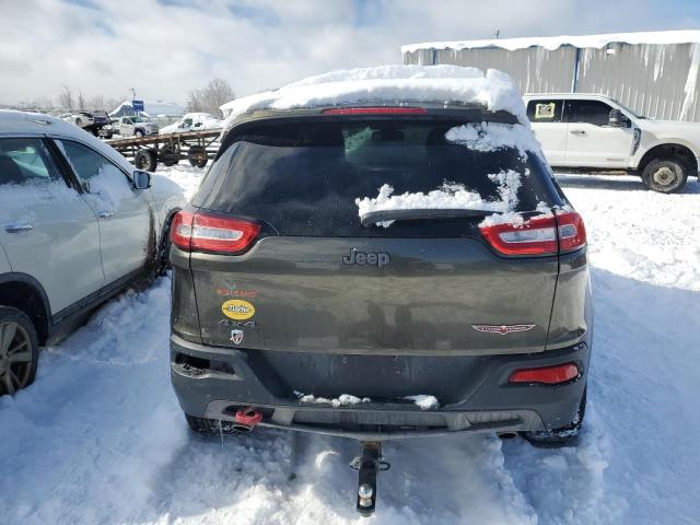 1C4PJMBS2EW310818 - 2014 JEEP CHEROKEE TRAILHAWK GREEN photo 6