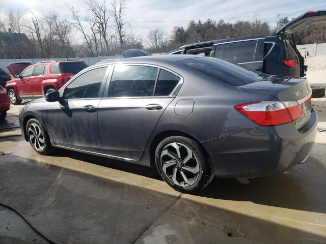 1HGCR2F77DA021514 - 2013 HONDA ACCORD EX GRAY photo 2