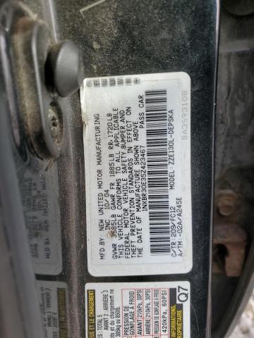 1NXBR30E35Z423467 - 2005 TOYOTA COROLLA CE BLACK photo 13