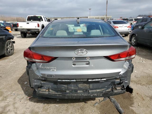 KMHD74LF9HU077941 - 2017 HYUNDAI ELANTRA SE GRAY photo 6