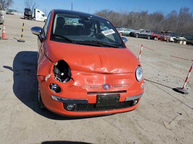 3C3CFFCR6GT193460 - 2016 FIAT 500 LOUNGE ORANGE photo 5