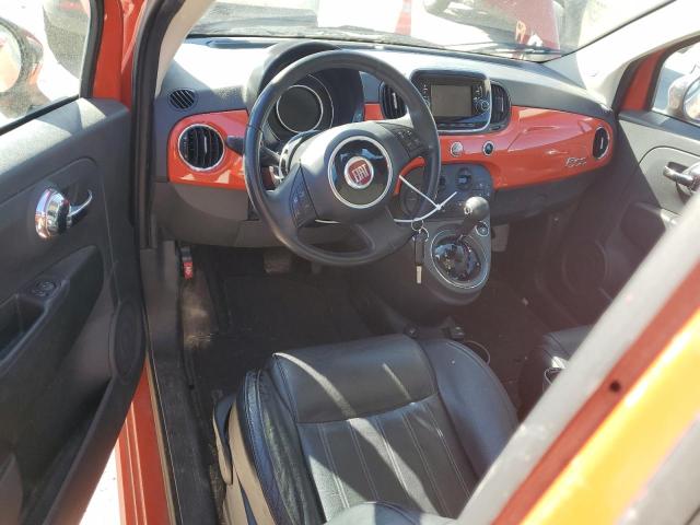 3C3CFFCR6GT193460 - 2016 FIAT 500 LOUNGE ORANGE photo 8