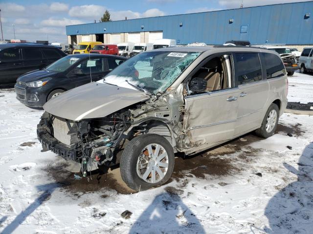 2C4RC1CG3CR411335 - 2012 CHRYSLER TOWN & COU TOURING L GOLD photo 1