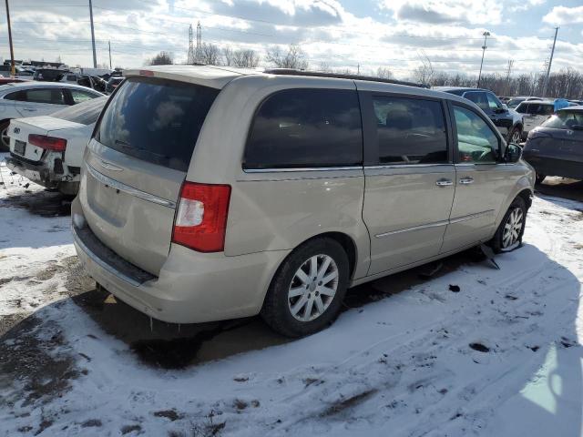 2C4RC1CG3CR411335 - 2012 CHRYSLER TOWN & COU TOURING L GOLD photo 3