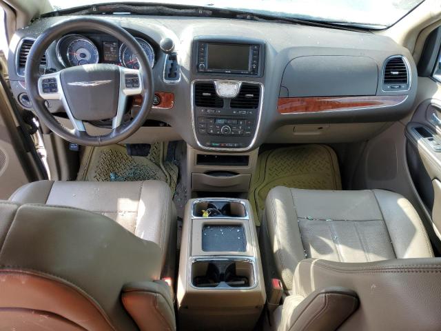 2C4RC1CG3CR411335 - 2012 CHRYSLER TOWN & COU TOURING L GOLD photo 8