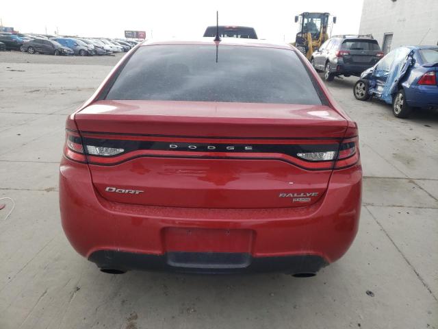 1C3CDFBH9DD641433 - 2013 DODGE DART SXT RED photo 6