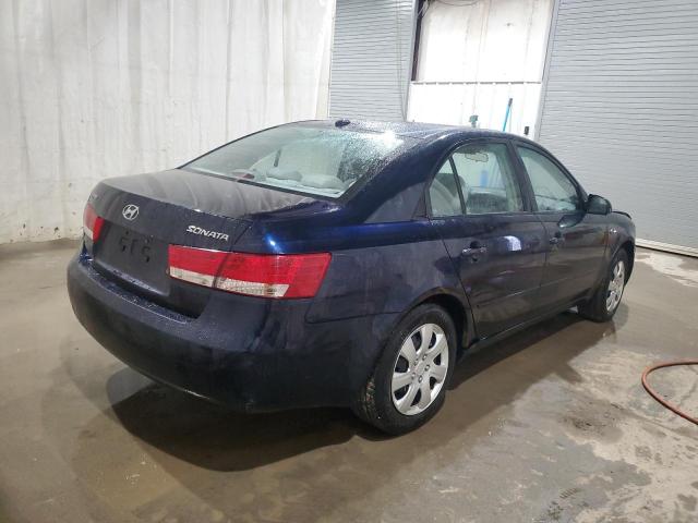 5NPET46C38H385994 - 2008 HYUNDAI SONATA GLS BLUE photo 3