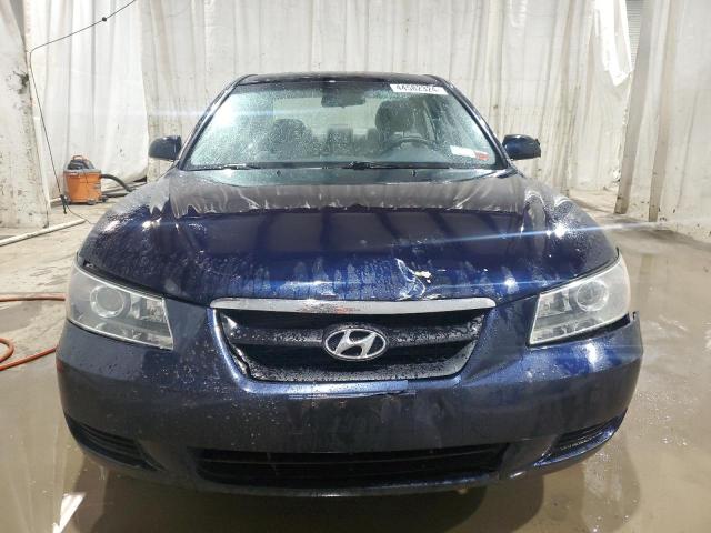 5NPET46C38H385994 - 2008 HYUNDAI SONATA GLS BLUE photo 5