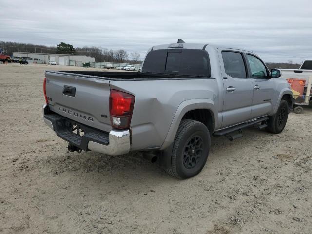 3TMCZ5AN1MM439320 - 2021 TOYOTA TACOMA DOUBLE CAB SILVER photo 3
