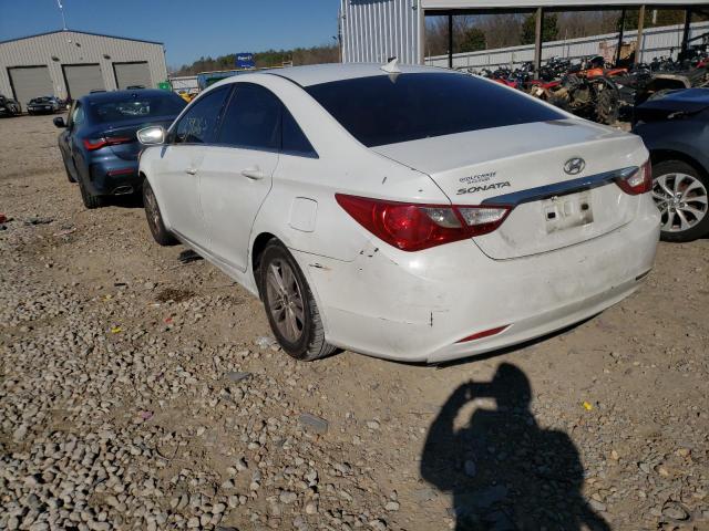 5NPEB4ACXBH069235 - 2011 HYUNDAI SONATA GLS WHITE photo 3