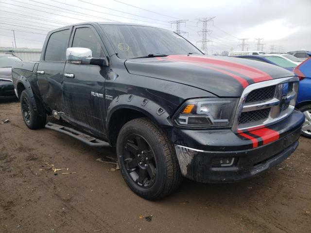 1D3HV13T89J523281 - 2009 DODGE RAM 1500 BLACK photo 4