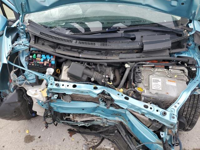 JTDKDTB32D1052395 - 2013 TOYOTA PRIUS C BLUE photo 11