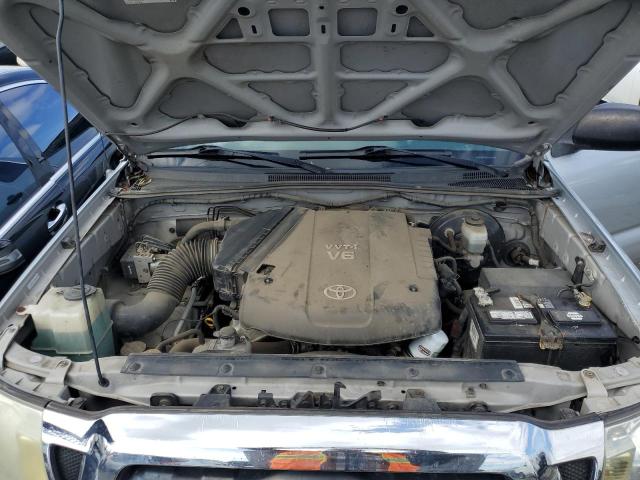 5TEUU42N78Z513375 - 2008 TOYOTA TACOMA ACCESS CAB ვერცხლისფერი ფოტო 11
