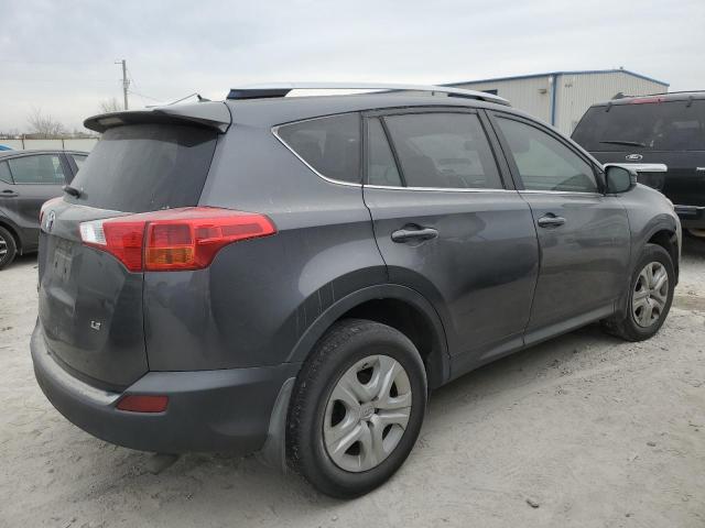 JTMZFREV8FD054033 - 2015 TOYOTA RAV4 LE GRAY photo 3