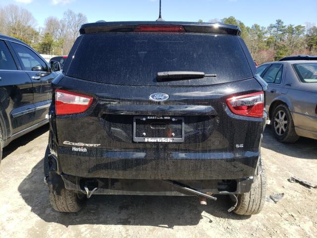 MAJ3S2GE5MC403177 - 2021 FORD ECOSPORT SE BLACK photo 6