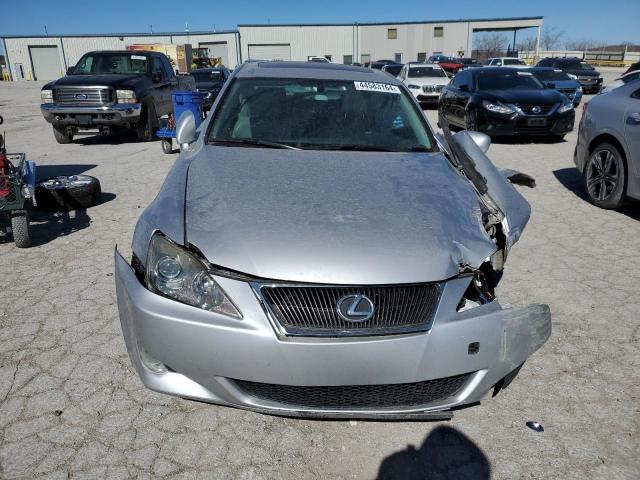 JTHBK262272050225 - 2007 LEXUS IS 250 SILVER photo 5