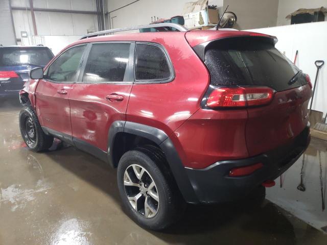 1C4PJMBS7FW549086 - 2015 JEEP CHEROKEE TRAILHAWK RED photo 2