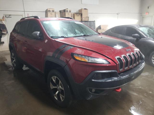 1C4PJMBS7FW549086 - 2015 JEEP CHEROKEE TRAILHAWK RED photo 4