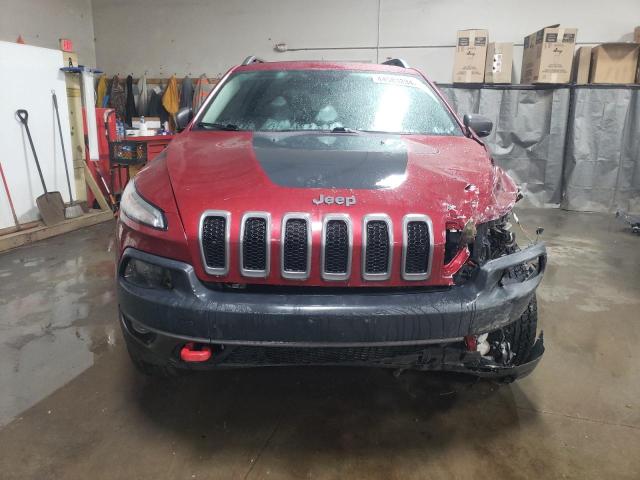 1C4PJMBS7FW549086 - 2015 JEEP CHEROKEE TRAILHAWK RED photo 5