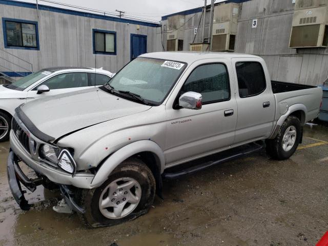 5TEGN92N13Z281839 - 2003 TOYOTA TACOMA DOUBLE CAB PRERUNNER SILVER photo 1