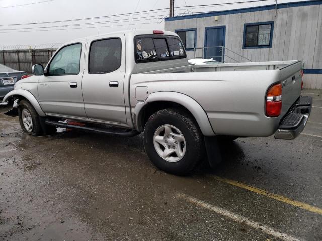 5TEGN92N13Z281839 - 2003 TOYOTA TACOMA DOUBLE CAB PRERUNNER SILVER photo 2